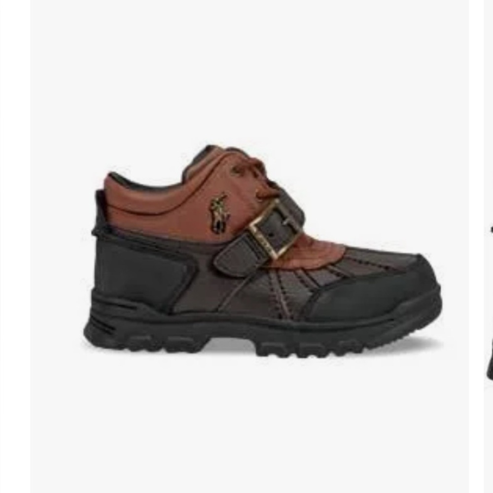 Polo Ralph Lauren
Boys' Dover Buckled Boots Brown and Black Boots BNWOB